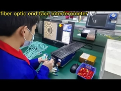 20X μικροσκόπιο επιθεώρησης οπτικών ινών, μικροσκόπιο οπτικής ίνας με την τηλεοπτική επίδειξη