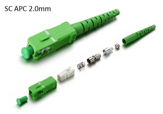 COem 3mm FTTH μονοκατευθυντικό διπλό APC Sc UPC συνδετήρων οπτικής ίνας