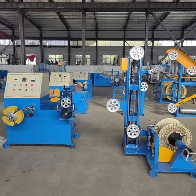 Μηχανή κοπής καλωδίων FTTH Drop Machine Coiling Machine για εξωτερική γραμμή παραγωγής καλωδίων ελαστικών οπτικών ινών