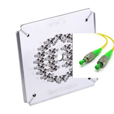 Ατσάλι από ανοξείδωτο ατσάλι 26 Port FC APC Φιξίρ για γυαλιστερή συσκευή γυαλισμού υψηλής απόδοσης οπτικών ινών