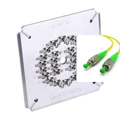 26 Συσκευή γυαλίσματος από οπτική ίνα Port FC APC με σκληροποιημένο ανοξείδωτο χάλυβα S136 και ανεξάρτητη συμπίεση