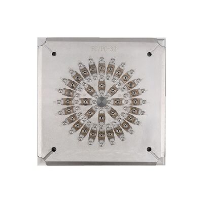 Στερεωμένο ανοξείδωτο χάλυβα S2316 Φυτικά οπτικά γυαλιστήρια για συνδετήρες FC με χωρητικότητα 24/32/36 και απώλεια εισαγωγής ≤ 0,20dB