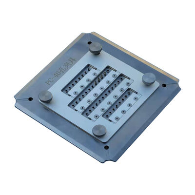 40 Port Fiber Optic Polishing Jig με ανοξείδωτο χάλυβα S136 για απώλεια εισαγωγής ≤0,20dB