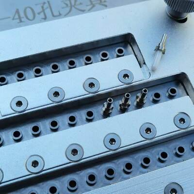 40 Port Fiber Optic Polishing Jig με ανοξείδωτο χάλυβα S136 για απώλεια εισαγωγής ≤0,20dB