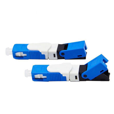 Οι πλαστικοί συνδετήρες οπτικής ίνας FTTH, 2*3mm γρήγορα συνδέουν τους συνδετήρες οπτικών ινών