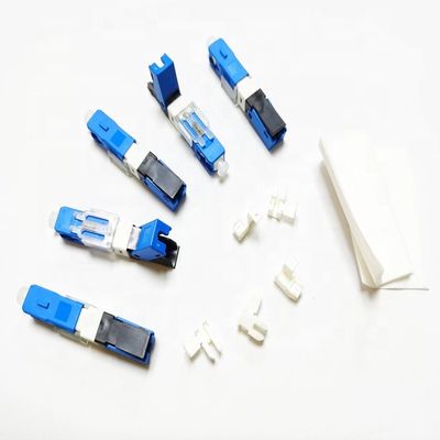 Οι πλαστικοί συνδετήρες οπτικής ίνας FTTH, 2*3mm γρήγορα συνδέουν τους συνδετήρες οπτικών ινών