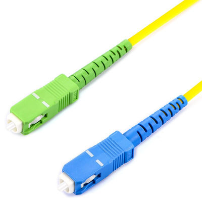 APC Sc συνδετήρων σκοινιού μπαλωμάτων ινών 0.9mm 2.0mm 3.0mm τύπος για FTTX