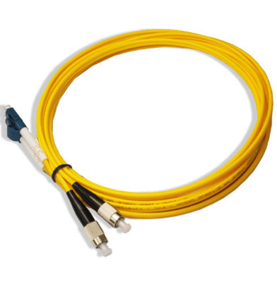 SM 2.0mm ενιαίοι άλτες ινών τρόπου σκοινιού μπαλωμάτων ινών Lc Fc