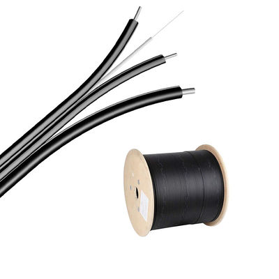 Υπαίθριο καλώδιο αγγελιοφόρων χάλυβα FRP, G657 FTTH 2 4 1 καλώδιο οπτικών ινών πυρήνων