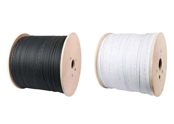 Υπαίθριο καλώδιο αγγελιοφόρων χάλυβα FRP, G657 FTTH 2 4 1 καλώδιο οπτικών ινών πυρήνων