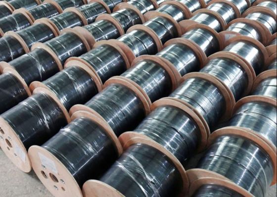 Υπαίθριο καλώδιο αγγελιοφόρων χάλυβα FRP, G657 FTTH 2 4 1 καλώδιο οπτικών ινών πυρήνων