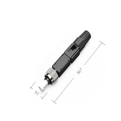 Apc PC οπτικών ινών FC τομέων FTTH γρήγορος συνδετήρας για τις τηλεπικοινωνίες