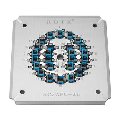LC APC PC Sc FC ST Jig οπτικών ινών γυαλίζοντας τετραγωνικός κάτοχος προσαρτημάτων