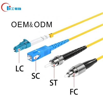 3meters 3.0mm μονοκατευθυντικό APC Sc UPC σκοινιού G652D μπαλωμάτων οπτικών ινών